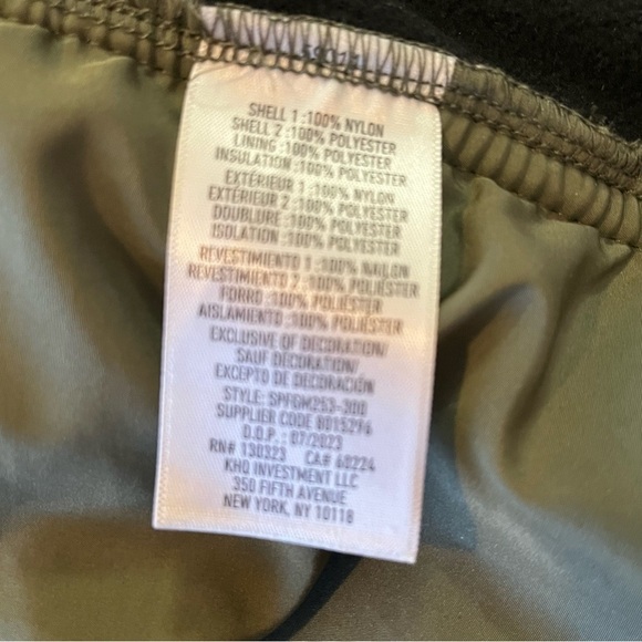 Spyder Men's Level Up Puffer Vest Sz L Insulated Olive Green Full Zip Packable - Picture 7 of 7